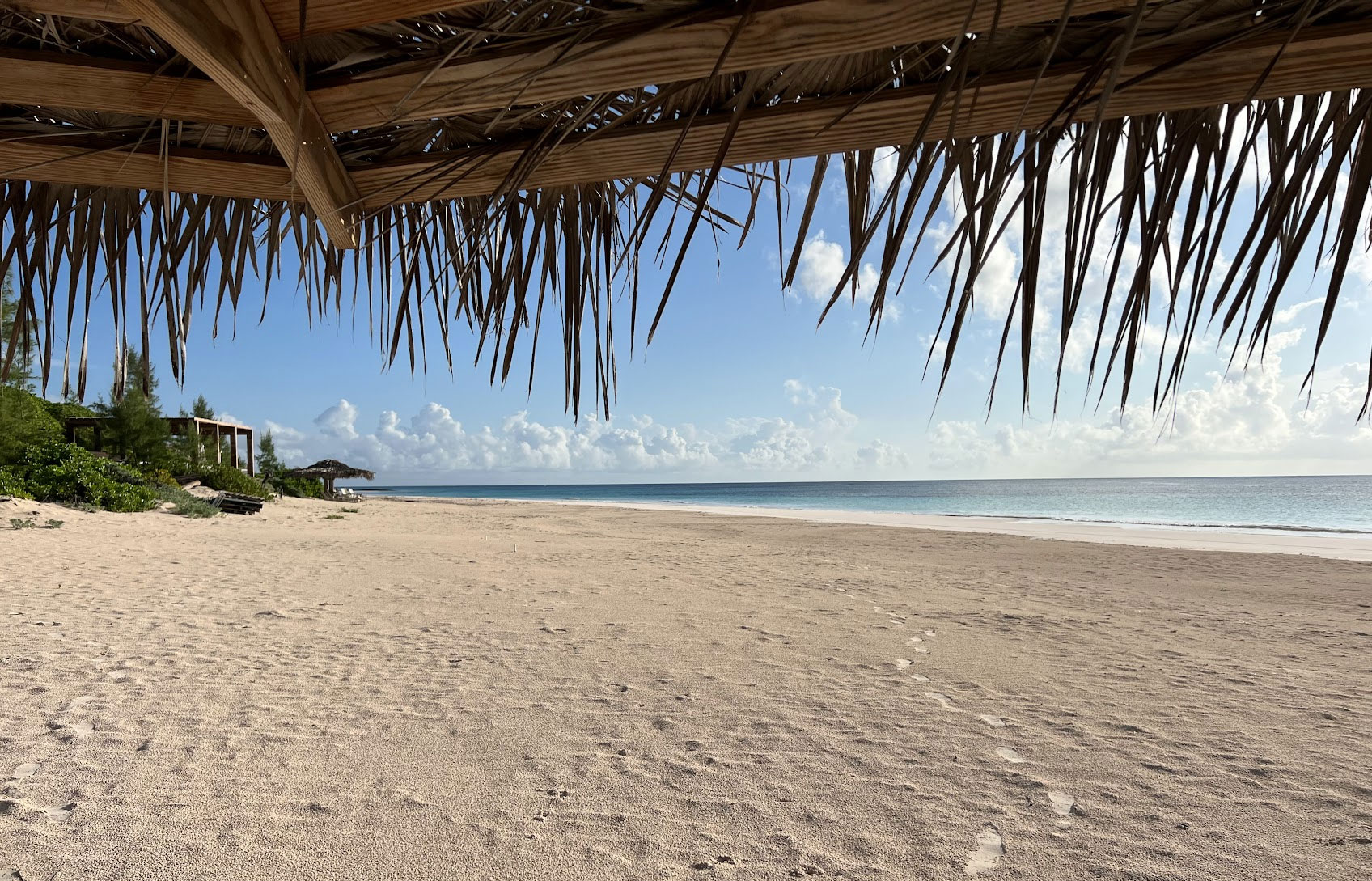 Relaxing under the At Ease Palapa